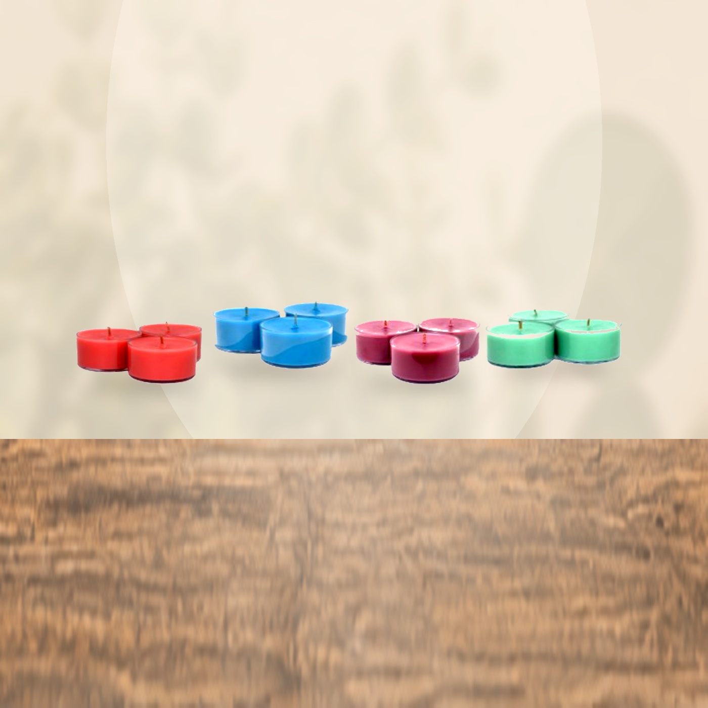 Soy tealight candles